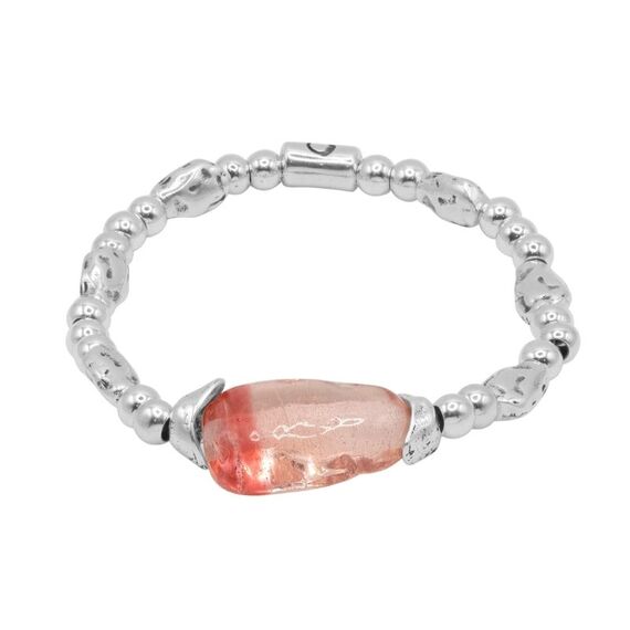 Серебряный браслет с муранским стеклом Ciclon Liquid