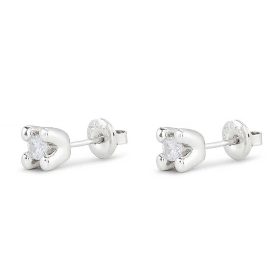 Серебряные серьги женские с цирконием UNOde50 Cosmos, изображение 2