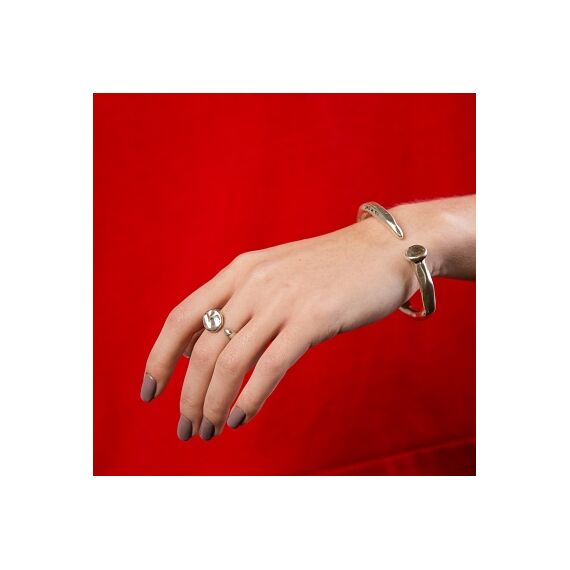Серебряный браслет на руку Гвоздик UNOde50 Nail, Размер (мм): 180, изображение 6