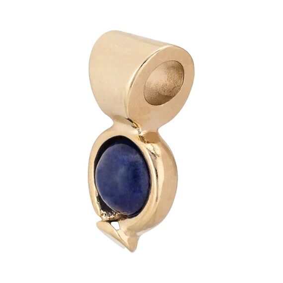 Золотая подвеска с натуральным камнем UNOde50 My Lapis Lazuli, изображение 2