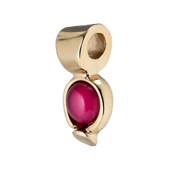 Золотая подвеска с натуральным камнем UNOde50 My Agate, изображение 2