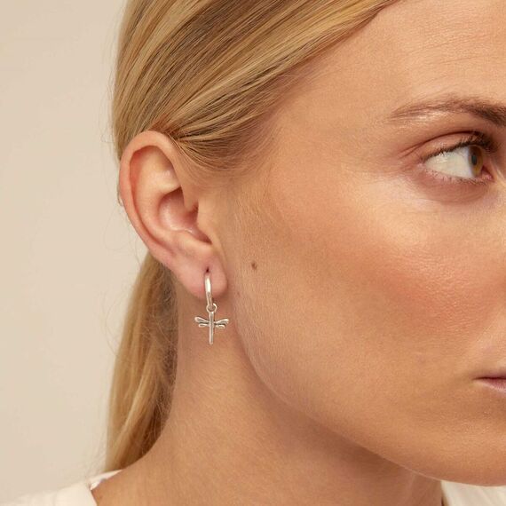 Серебряная подвеска для пирсинга Стрекоза UNOde50 Fly high, изображение 4