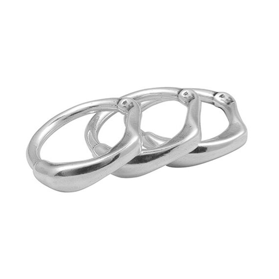 Серебряное кольцо сборное Ciclon Sol Y Luna, Размер (мм): 16,5