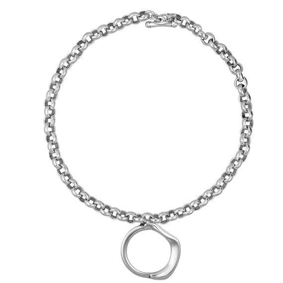 Серебряное колье женское Ciclon Light & Dark