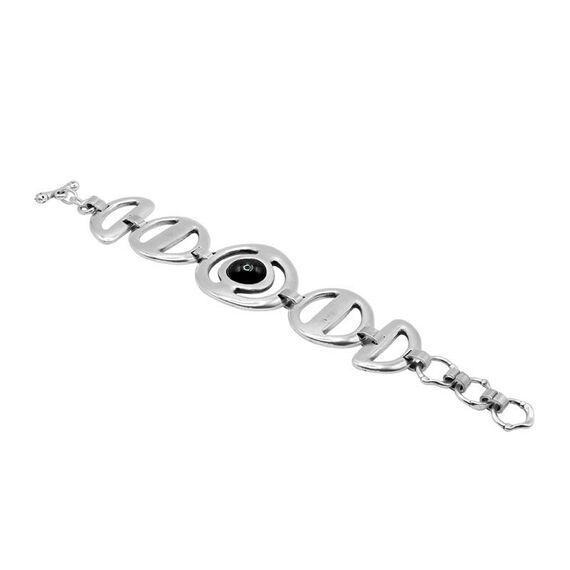 Серебряный браслет с муранским стеклом Ciclon Estilo