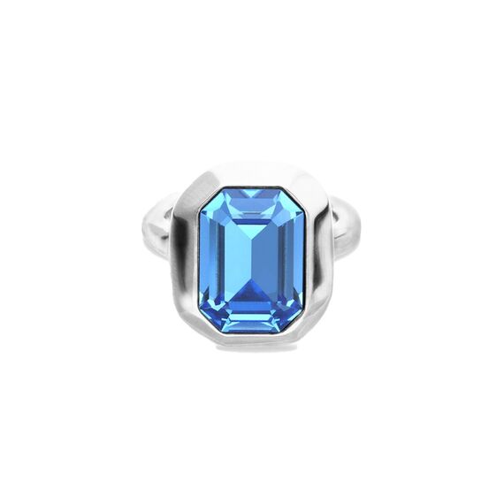 Серебряное кольцо c кристаллом Swarovski UNOde50 Ядро, Размер (мм): 17,3-17,7, изображение 3