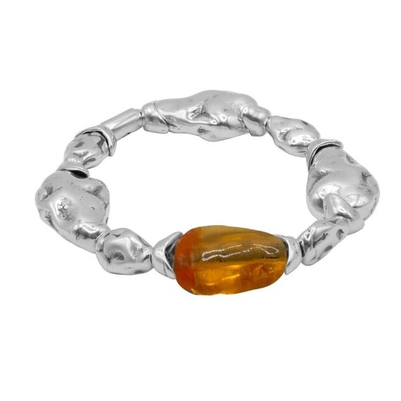 Серебряный браслет с муранским стеклом Ciclon Liquid