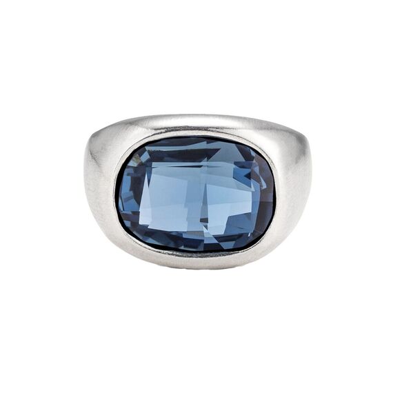 Серебряное кольцо с кристаллом Сваровски Зажигать UNOde50 Light it up, Размер (мм): 16,3-16,7, изображение 3