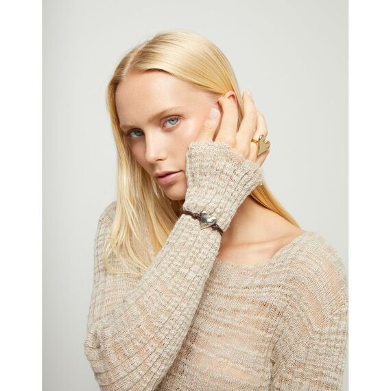 Кожаный браслет с серебром UNOde50 Привязанность, Размер (мм): 165, изображение 4