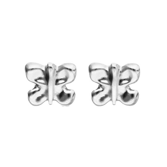 Серебряные серьги женские UNOde50 Крылатый цветок, изображение 2
