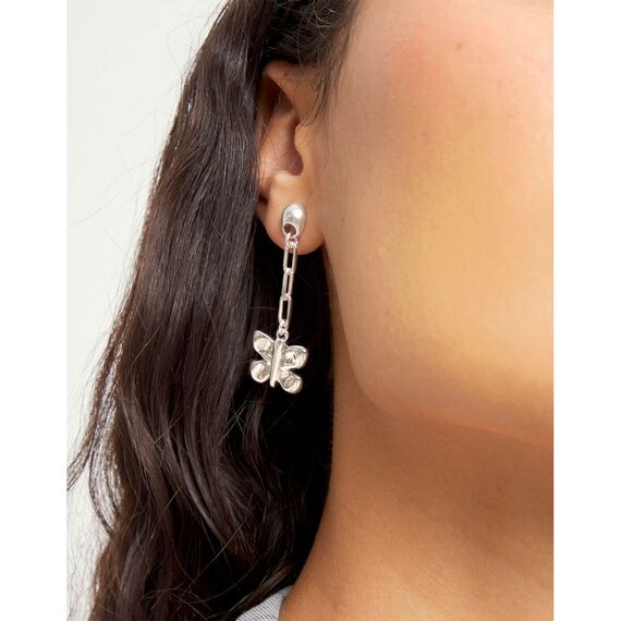 Серебряные серьги женские UNOde50 Полет, изображение 3