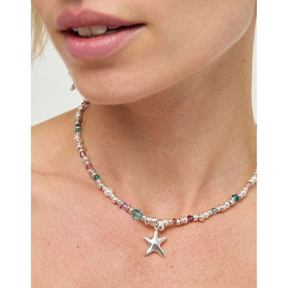 Серебряное колье с кристаллами Сваровски UNOde50 Атлантида, изображение 5