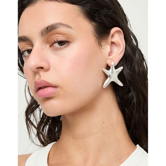 Серебряные серьги женские UNOde50 Дитя звезд, изображение 3