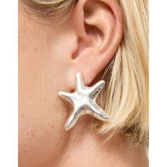 Серебряные серьги женские UNOde50 Астерия, изображение 4