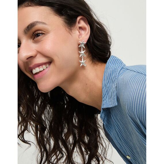 Серебряные серьги женские UNOde50 Плеяда, изображение 4