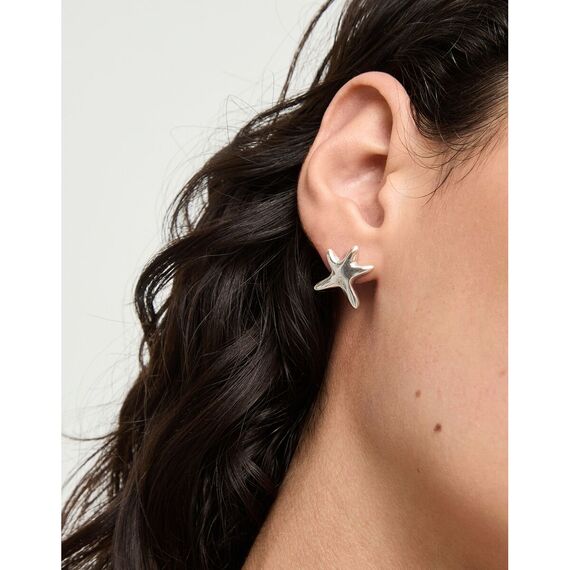 Серебряные серьги женские UNOde50 Звезда, изображение 3