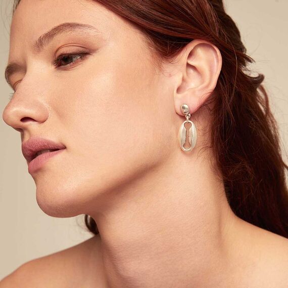 Серебряные серьги женские UNOde50 Merci, изображение 4