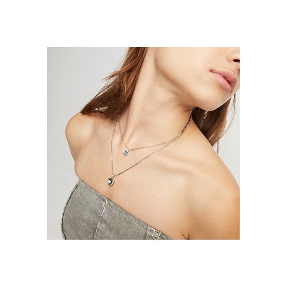 Серебряное ожерелье с кристаллами Сваровски UNOde50 Ser Camaleonica, изображение 4
