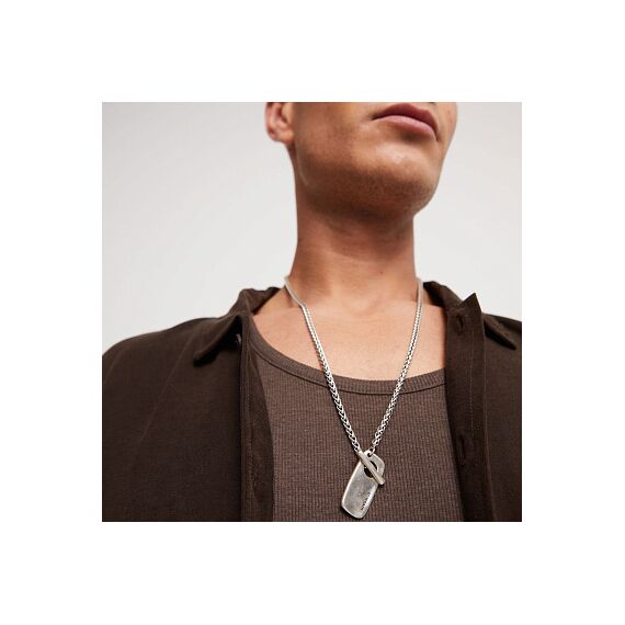 Серебряное ожерелье галстук UNOde50 Ser Natural, изображение 5