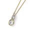 Золотой кулон с кристаллами Сваровски Oliver Weber Company