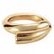 Золотое кольцо женское в виде двух заполненных трубок UNOde50 Crossed legs, Размер (мм): 15,3-15,7