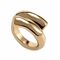Золотое кольцо женское в виде двух заполненных трубок UNOde50 Crossed legs, Размер (мм): 15,3-15,7, изображение 2