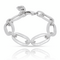 Серебряный браслет женский с овальными звеньями Бомба UNOde50 Awesome