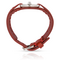 Женский браслет с серебром из кожи ручной работы UNOde50 Plug On - Red, изображение 4