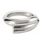 Серебряное кольцо женское в виде двух заполненных трубок UNOde50 Crossed legs, Размер (мм): 18,3-18,7
