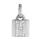 Серебряная подвеска Замок с буквой из кристаллов Сваровски UNOde50 Mypadlock H