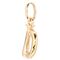 Золотая подвеска на цепочку Буква D малая UNOde50, изображение 2
