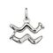 Серебряная подвеска знак зодиака Водолей UNOde50 Aquarius