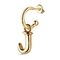Золотая подвеска для пирсинга Буква мини J UNOde50 CALL ME, изображение 2