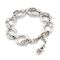 Серебряный браслет женский в виде цепи с кристаллами Сваровски UNOde50 Detail, изображение 3