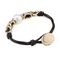 Кожаный браслет женский с золотыми элементами и жемчугом UNOde50 Bond, изображение 2