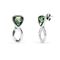 Серебряные серьги с кристаллами Сваровски UNOde50 Ser Camaleonica
