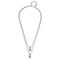 Серебряное колье двойное с кристаллами Сваровски UNOde50 To You