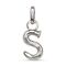 Серебряная подвеска Буква S малая UNOde50