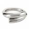 Серебряное кольцо женское в виде двух заполненных трубок UNOde50 Crossed legs, Размер (мм): 15,3-15,7