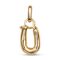 Золотая подвеска Буква U малая UNOde50