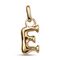Золотая подвеска Буква E малая UNOde50