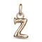 Золотая подвеска Буква Z малая UNOde50