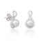 Серебряные серьги женские с жемчугом Majorica Duna