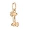 Золотая подвеска на цепочку Буква I малая UNOde50, изображение 2
