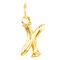 Золотая подвеска женская на цепочку X малая UNOde50
