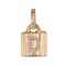 Золотая подвеска Замок с буквой из кристаллов Сваровски UNOde50 Mypadlock D