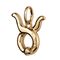 Золотая подвеска знак зодиака Телец UNOde50 Taurus, изображение 2