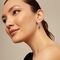Серебряные серьги женские с кристаллом Сваровски UNOde50 On My Own, изображение 4