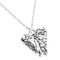 Серебряное колье женское Крылья UNOde50 Ser Invencible, изображение 3