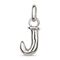 Серебряная подвеска J малая UNOde50